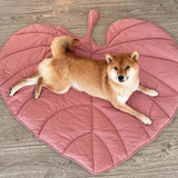 Calm Leaf Blanket | Dog and Cat Dual-Sided Soft Mat Machine Washable, 4 Colors
