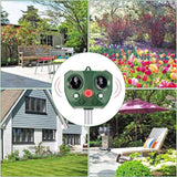 EcoGuard | Ultrasonic Bird and Pest Repeller with Motion Sensor Solar Powered
