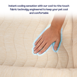 Goldhound | Dog Cooling Bed with 4 Bolsters Breathable and Washable