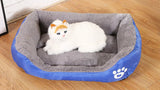 Tidepaw | Dog Bed Plush Cushion with Raised Bolsters Non-Slip, 10 Colors
