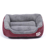 Tidepaw | Dog Bed Plush Cushion with Raised Bolsters Non-Slip, 10 Colors