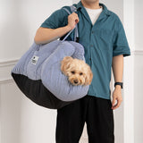 Nestbury | Dog Car Seat Bed Cotton with Adjustable Safety Harness, 8 Colors