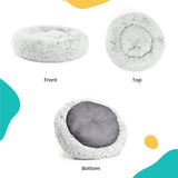 Nestcroft | Dog Bed Soft Round Machine Washable, 60cm to 100cm, 2 Colors