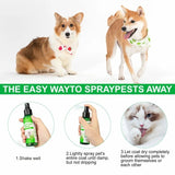 Pawkmar | Natural Flea and Tick Spray for Pets and Home, 600+ Sprays