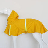 Burlow | Dog Raincoat Waterproof with Reflective Hood Adjustable Fit