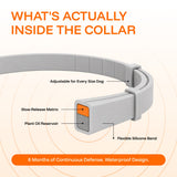 Pawcrest | Dog Pest Control Collar Adjustable Fit for All Breeds