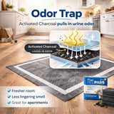Pawholm | Puppy Training Pads 6-Layer with Odor Control and Pheromone Attractant