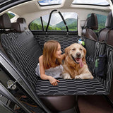 Pawbrook | Dog Rear Car Seat Extender and Travel Hammock with Storage