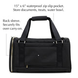 Coatrix | Dog Carrier Bag Airline Approved with Memory Foam, Machine Washable