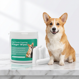 Fenrix | Dog Teeth Cleaning Wipes for Fresh Breath and Oral Care