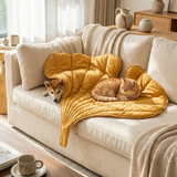 Calm Leaf Blanket | Dog and Cat Dual-Sided Soft Mat Machine Washable, 4 Colors