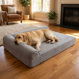Hawkmar Orthopedic Dog Bed with Memory Foam Support for Large Breeds