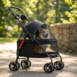 Barklow | Dog and Cat Stroller Lightweight Foldable with Safety Harness