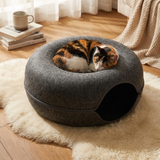Nestholm | Cat Bed Soft Plush Supportive for All Breeds and Sizes