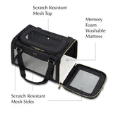 Coatrix | Dog Carrier Bag Airline Approved with Memory Foam, Machine Washable