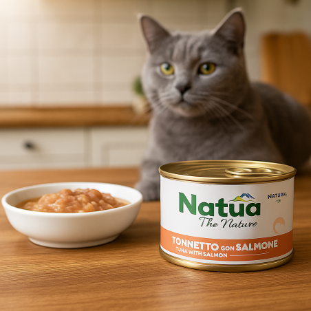 Natua Cat Tuna & Salmon 85g – Natural Wet Food in Jelly