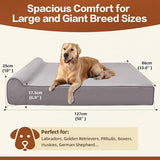 Clawmar | Dog Bed Orthopedic Memory Foam Non-Slip Washable for Large Breeds