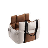 Grovix | Dog Car Seat Bed Waterproof with Safety Buckle Removable Cover