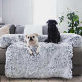 WarmNest | Dog and Cat Fluffy Couch Cover Anti-Slip Machine Washable