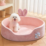 SnugNest | Small Dog and Cat Bed Bunny-Ear Style Machine Washable