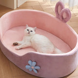 SnugNest | Small Dog and Cat Bed Bunny-Ear Style Machine Washable