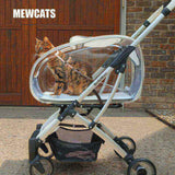 Coaspal | Cat Stroller with Detachable Carrier Foldable Lightweight