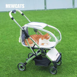Coaspal | Cat Stroller with Detachable Carrier Foldable Lightweight