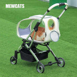 Coaspal | Cat Stroller with Detachable Carrier Foldable Lightweight