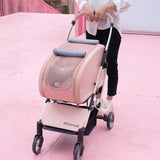 Coaspal | Cat Stroller with Detachable Carrier Foldable Lightweight