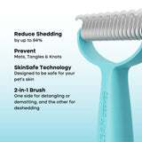 Combpaw | Dog and Cat Deshedder Dual Blade for Long Coats, Available in 3-Pack