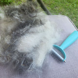 Combpaw | Dog and Cat Deshedder Dual Blade for Long Coats, Available in 3-Pack