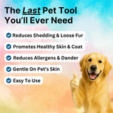 Reedpaw | Dog and Cat Grooming Tool Dual-Sided with Ergonomic Handle