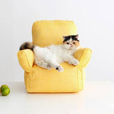 Dunepet | Cat Mini Armchair Sofa Plush Fluffy Bed Available in 3 Colors