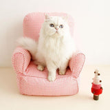 Dunepet | Cat Mini Armchair Sofa Plush Fluffy Bed Available in 3 Colors