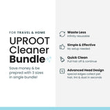 Cloverpaw | Dog and Cat Hair Remover Kit Uproot Pro Reusable, 3-Piece Set