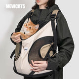 Breezepet | Cat Travel Carrier Backpack Breathable with Adjustable Opening
