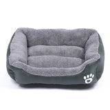 Tidepaw | Dog Bed Plush Cushion with Raised Bolsters Non-Slip, 10 Colors