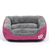 Tidepaw | Dog Bed Plush Cushion with Raised Bolsters Non-Slip, 10 Colors
