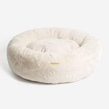 Crestpaw | Dog Donut Bed Faux Fur Removable Washable Cover Non-Slip