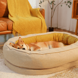 Fernpaw | Dog Donut Bed Orthopedic with Waterproof Removable Cover, 4 Sizes