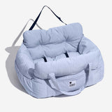 Nestbury | Dog Car Seat Bed Cotton with Adjustable Safety Harness, 8 Colors