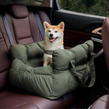 Nestbury | Dog Car Seat Bed Cotton with Adjustable Safety Harness, 8 Colors