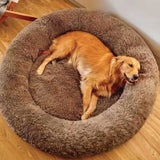 Nestcroft | Dog Bed Soft Round Machine Washable, 60cm to 100cm, 2 Colors