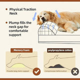Clawmar | Dog Bed Orthopedic Memory Foam Non-Slip Washable for Large Breeds