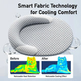 Greyven | Dog Cooling Bed with Neck Support Temperature Regulating, 4 Sizes