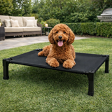 Clawven | Dog Elevated Cot Bed Breathable Mesh Chew-Proof, Multiple Colors