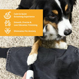 Brindlo | Dog and Cat Silent Grooming Tool with Ergonomic Grip
