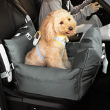 Grovix | Dog Car Seat Bed Waterproof with Safety Buckle Removable Cover