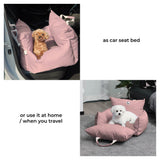 Grovix | Dog Car Seat Bed Waterproof with Safety Buckle Removable Cover