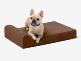 Nestven | Dog Bed Orthopedic Foam with Headrest Edition, 3 Colors